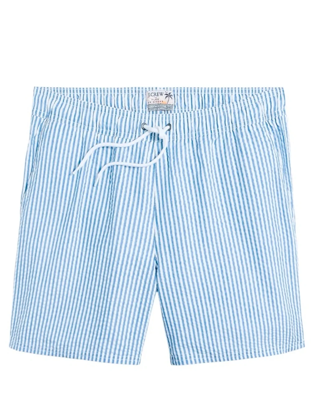 J. Crew 6'' swim trunk in seersucker Size Medium NWT